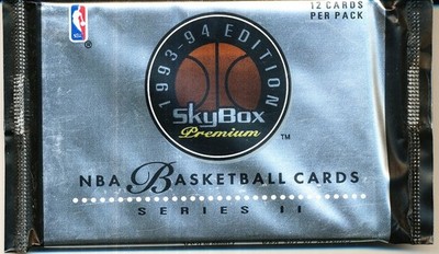 4 PACK LOT 1993/94 SKYBOX PREMIUM SERIES 2 BASKETBALL