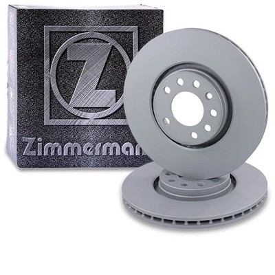 Zimmermann 2 x brake disc vented ø308 front for Opel Astra G CC 2.0