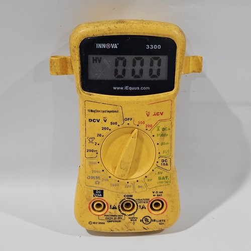 Innova Digital Multimeter DMM 3300 Manual Range No Leads Tested Working