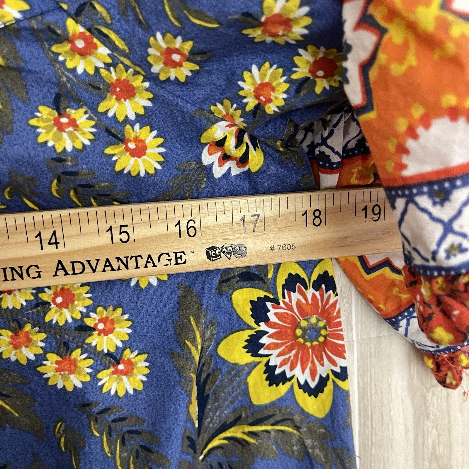 PALM ANGELS Abito donna Joie floreale piccole maniche a campana tasche tropicale boho preppy