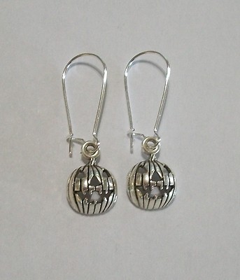 Cute Halloween Jack O'Lantern Earrings