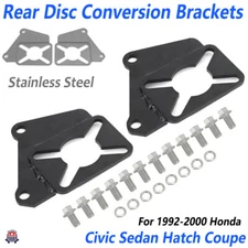 For 1992-2000 Honda Civic Sedan Hatch Coupe Rear Disc Brake Conversion Brackets