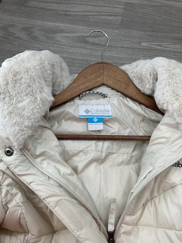 Columbia Peak to Park III isolierte Damenjacke mit Kapuze weiß Größe Small - Bild 4 von 4