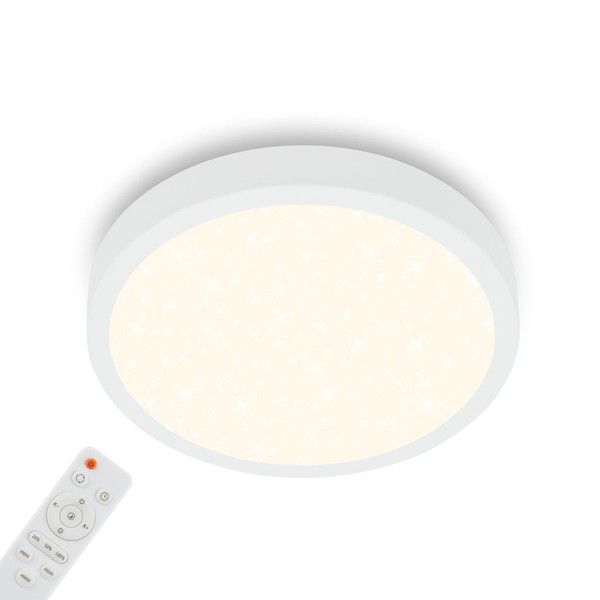 Briloner Runa Led Deckenleuchte, Fernbedienung, Dimmbar, Cct Farbtemperatursteue-image