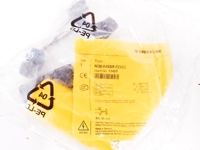 NI30-K40SR-FZ3X2 INDUCTIVE SENSOR TURCK Sn 30mm H46GG Ni30-K40SR-FZ3X2-B3131