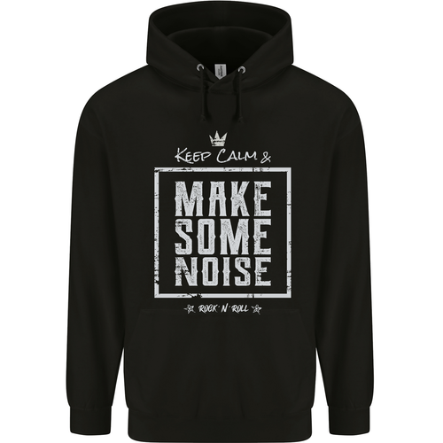 Rock n Roll Keep Calm & Make Some Noise Childrens Kids Hoodie - Picture 14 of 84