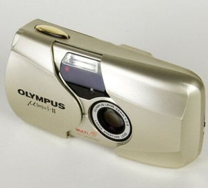Olympus-mju-II-35mm-F-2-8-Lens-Point-amp-Shoot-Camera-MINT
