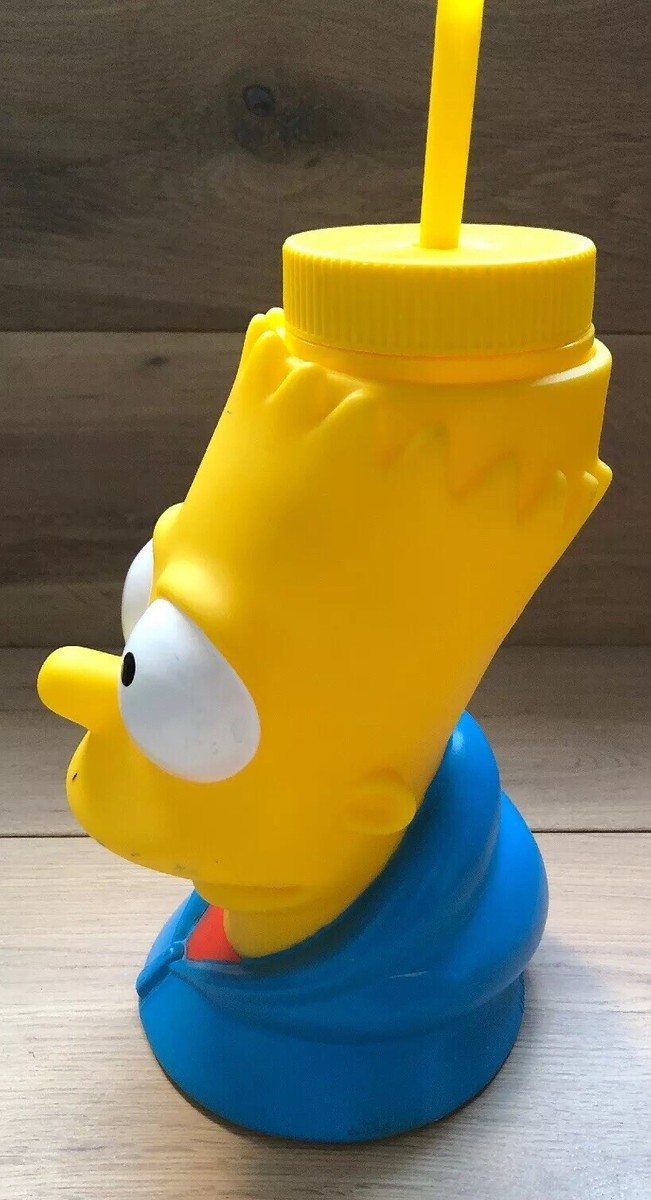 BART Simpson souvenir drink bottle cup Universal Studio 2010 FOX