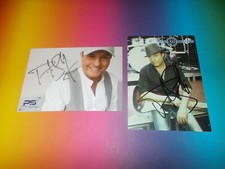 2 x Peter Schilling Major Tom signed autograph on autograph card