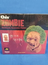 Chia Zombie Head Creepy NEW in Box