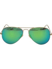 Ray-Ban RB3025 Unisex Classic Aviator Sunglasses Arista/Gray Green