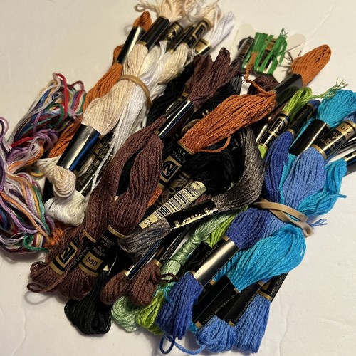 Lot Multi Color Thread Cross Stitch Cotton Embroidery Floss Sewing Skeins - Picture 11 of 16