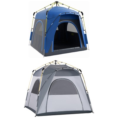 Automatic Camping Tent 4 Person Pop Up Backpacking Dome Shelter Portable