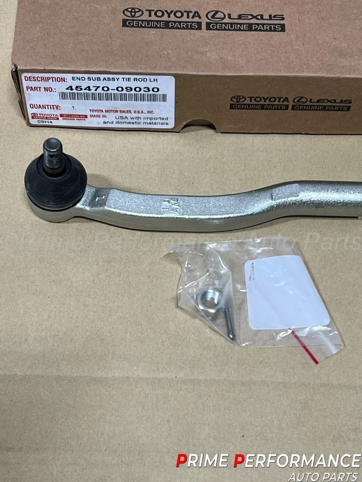 Juego de extremos de varilla de amarre exterior genuina izquierda y derecha Toyota Sienna 2004-2010 OEM Foto 4 de 4