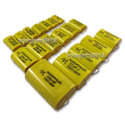 2pcs 1-47uF 250V Audio Tweeter Speaker Divider Crossover Non-Polarity Capacitor