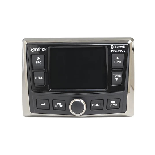 Infinity PRV-315 AM/FM Radio Receiver USB Bluetooth Waterproof Marine Stereo