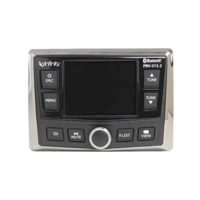 Infinity PRV-315 AM/FM Radio Receiver USB Bluetooth Waterproof Marine Stereo