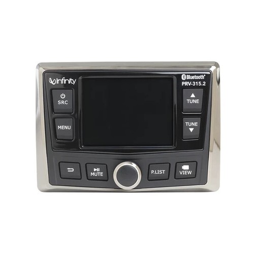 Infinity PRV-315 AM/FM Radio Receiver USB Bluetooth Waterproof Marine ...