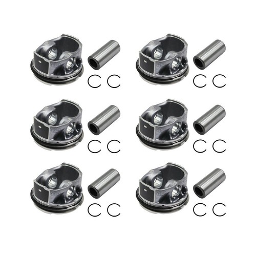 AJ126 Engine Pistons Rings Set & 6x Connecting Rod For Jaguar Land Rover 3.0L V6 - Picture 2 of 9