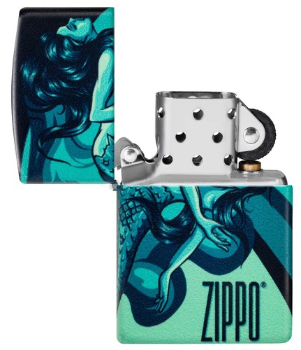 BRIQUET ZIPPO ESSENCE NEUF - SIRENE PREMIUM ( Original , Tempete , Collection ) - Photo 5 sur 10