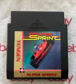 Super Sprint (NES 1989) Complete! CIB! With Box and Instruction Manual! + Poster