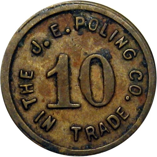 1914 Hendricks West Virginia R9 Lumber Scrip Good For Token J E Poling