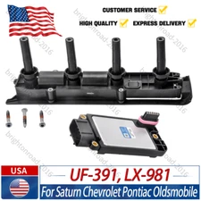 Ignition Coil Kit For 2004-2006 Chevrolet Malibu 2002-2007 Saturn UF391 LX981