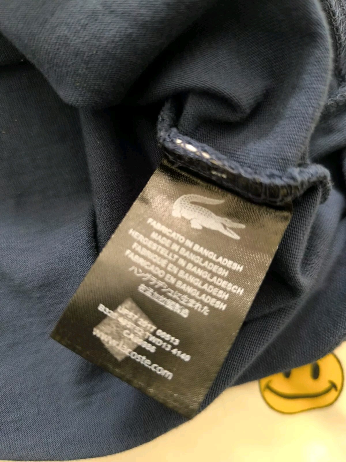 Lacoste big print regular basic tee shirt small s… - image 7