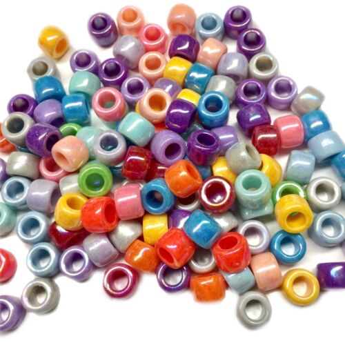 100x Smooth No Joint No Lines High Quality Pony Beads - Choose Your Colour - Picture 3 of 47