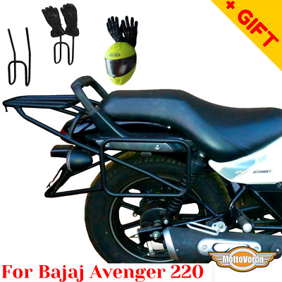 For Bajaj Avenger 220 rack luggage system side carriers for soft bags, Bonus