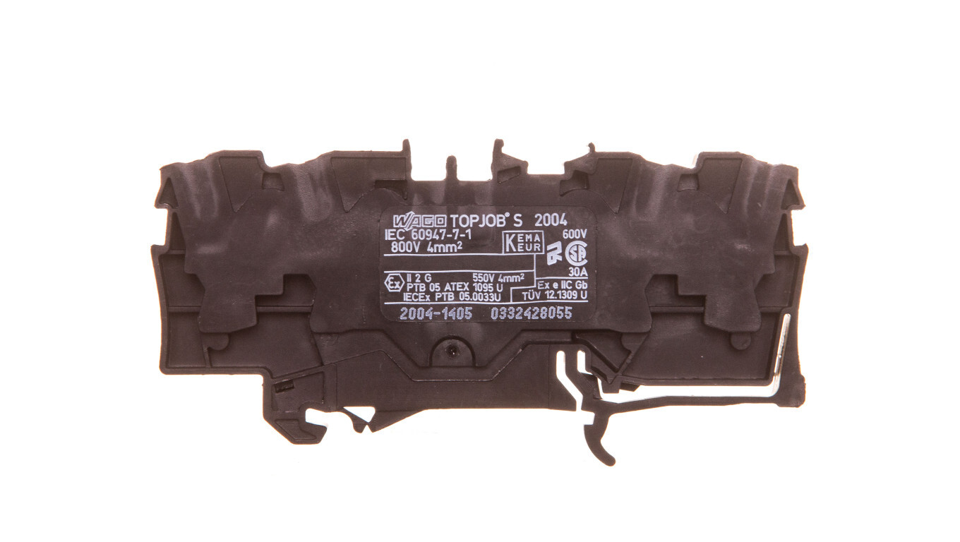 4-wire connector 4mm2 black TOPJOBS 2004-1405 /T2UK