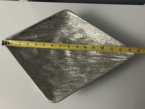 Mariposa "Grillante" Aluminum Serving Platter-Center Piece Rough Surface - Picture 13 of 16