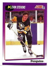 KEVIN STEVENS 1991-92 SCORE CARD MINT CONDITION