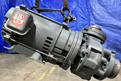  US ELECTRIC MOTORS 15HP, 208-230V, MOTOR WITH PUMP #53F  