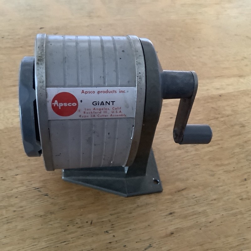 Vintage Giant Pencil Sharpener Desk Mounted Made in USA