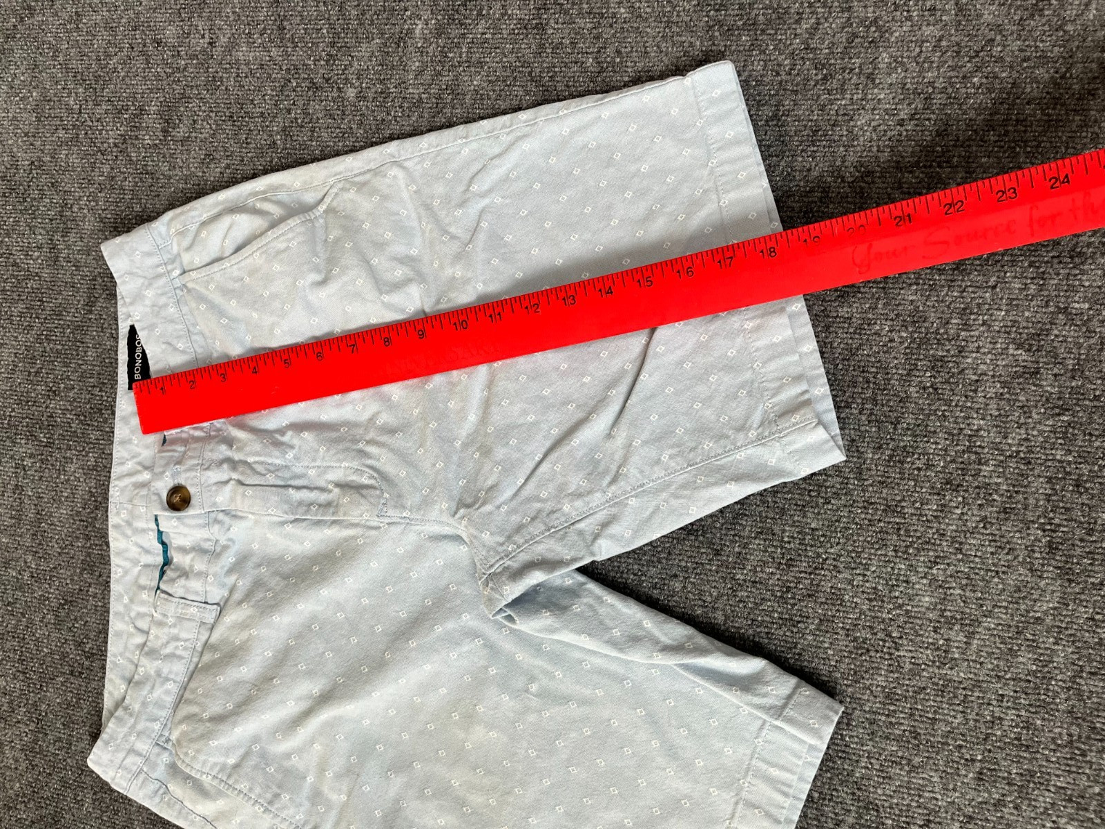 Bonobos Light Blue Geometric Pattern Chini Short … - image 9