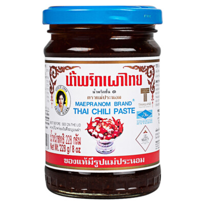 Thai Shrimp Chili Paste Sweet Spicy Nam Prik Pao Bread Cracker Sandwich Spread 