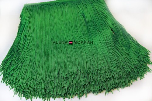 32 COLORS - 1 yard 7" Chainette Fringe Dance Costume Lamp Trim - U Pick Color - Picture 27 of 36