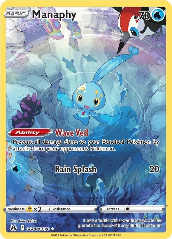 Manaphy GG06/GG70 Crown Zenith: Galarian Gallery