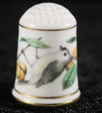 China Thimble Franklin LTD Edition 1979 Garden bird British Birds LOT G