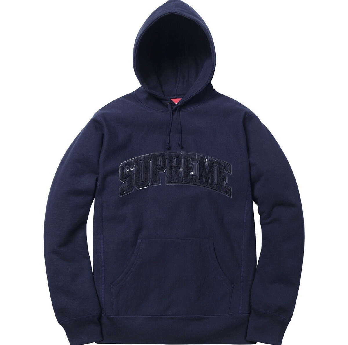 【Supreme】CHENILLE ARC HOODED SWEATSHIRT グレー【kse962】 Brand New Supreme Patent/Chenille Arc Logo Hooded Sweatshirt