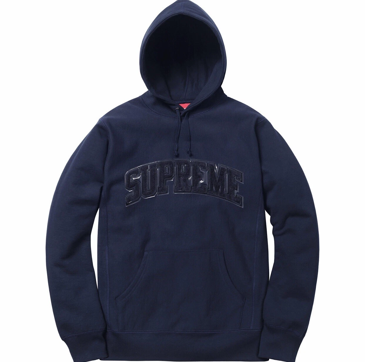 Sweat shirt à capuche logo Supreme Patent/Chenille Arc flambant neuf Bape