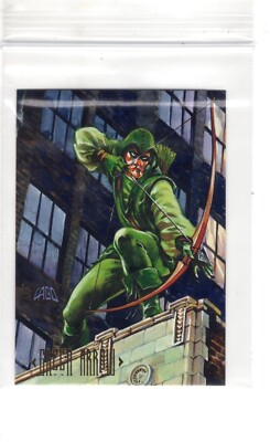 DC COMICS GREEN ARROW COLLECTOR CARD #64 SKYBOX MASTER SERIES - 1994