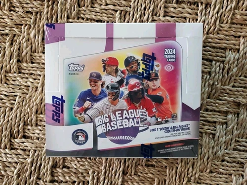 2024 Topps Big League Baseball Factory Sealed Hobby Box! AUTOs?!! 18 Packs B