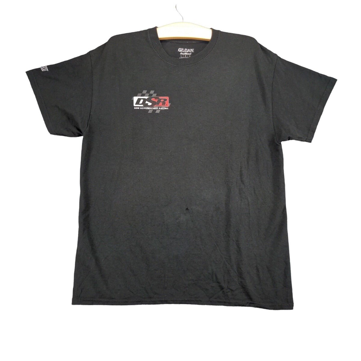Don Schumacher Racing DSR T Shirt Mens Size L Black Double