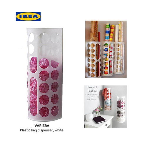 2x Bag Dispenser Plastic hanging Storage Holder Household Kitchen