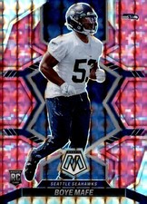 2022 Panini Mosaic Camo Pink- Rookies #385 Boye Mafe (RC)
