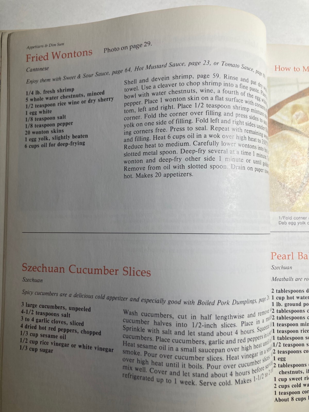 Chinese Cookery Rose Cheng & Michele Morris 1981 Cookbook (SAME DAY SHIPPING) x