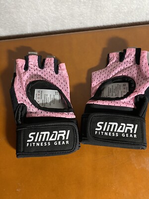 Simari Gloves Medium Pink/Black Workout