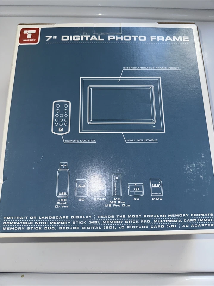 7" DIGITAL Picture FRAME digital photo frame with remote digital picture frame - Image 3 of 4